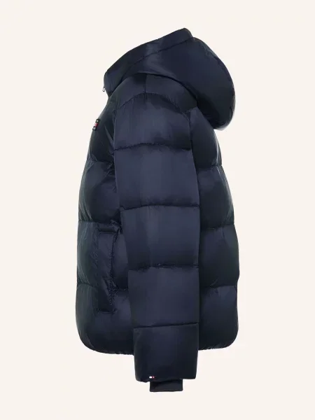 Tommy Hilfiger Prošívaná Bunda tmavě modrá