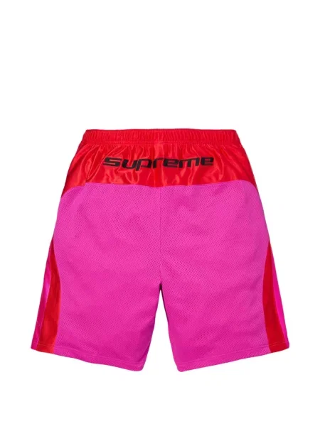 Pantaloni scurți Supreme cu autograf roz