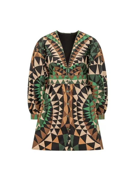 Mała mały sukienka mini Farm Rio w geometryczne wzory