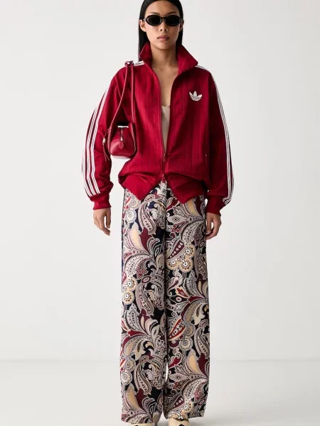 Adidas Originals jopica Firebird rdeča
