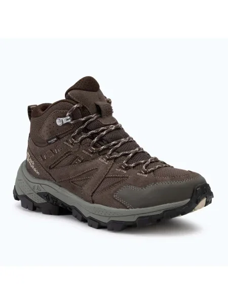 Jack Wolfskin Trekingová obuv Vojo Tour Mid M hnedá