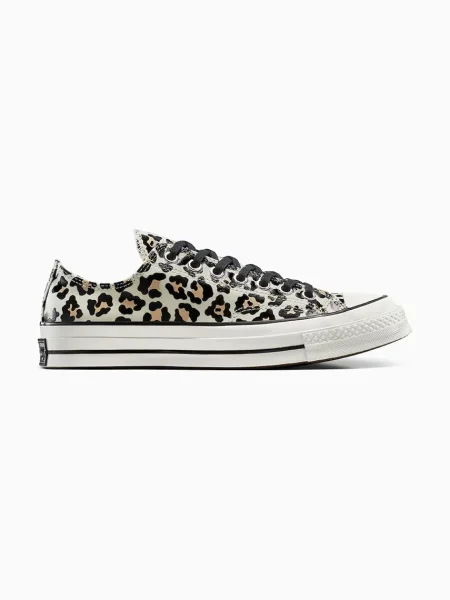 Converse sportcipő Chuck 70 Glow In The Dark Leopard bézs