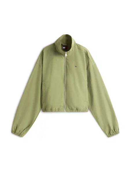 Tommy Jeans Geacă de primăvară-toamnă măr verde