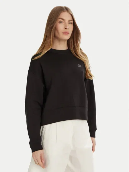 Lacoste Bluză Oversize negru