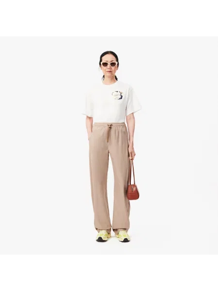 Lacoste Wide Fit Spodnie beżowe