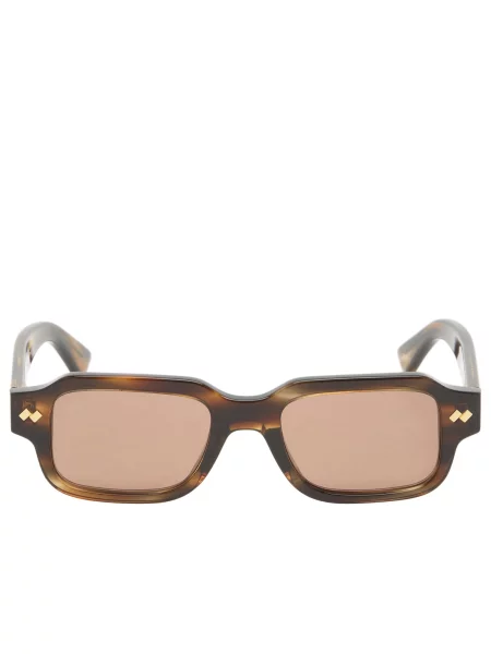 Okulary przeciwsłoneczne Bottega Veneta Eyewear brązowe