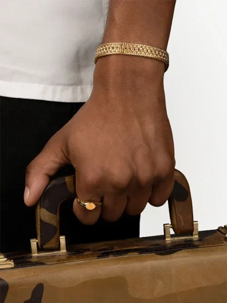 Mini žiedas Nialaya Jewelry auksinė