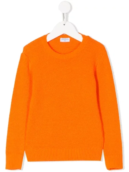 Sweter dziecięcy Siola pomarańczowy