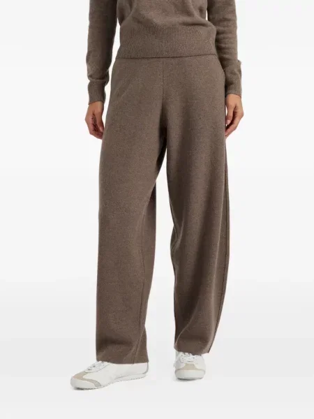 Pantaloni Chinti & Parker tricotate maro