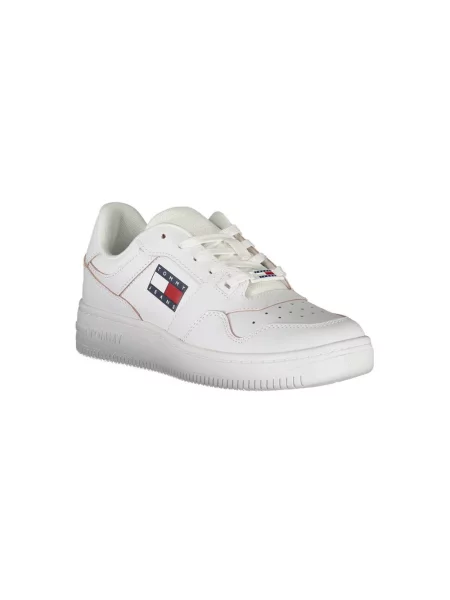 Sneakersy Tommy Hilfiger skórzane białe