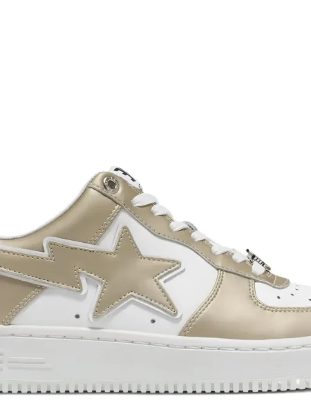 Sneakers A Bathing Ape® με κορδόνια με δαντέλα χρυσό