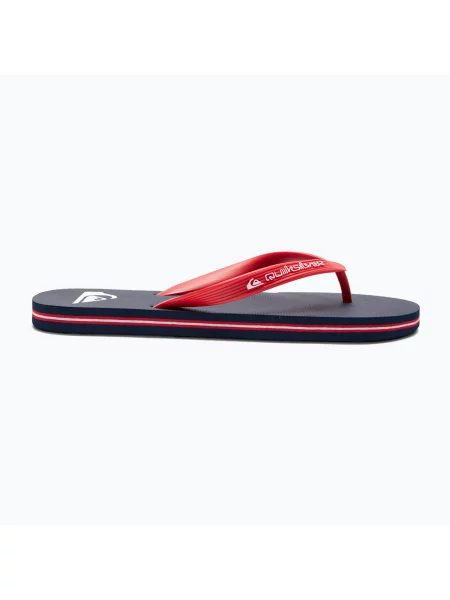 Japonki plażowe Quiksilver Molokai Core czerwone