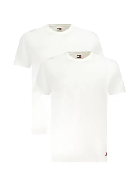 Cămașă Tommy Hilfiger cu decolteu rotund alb