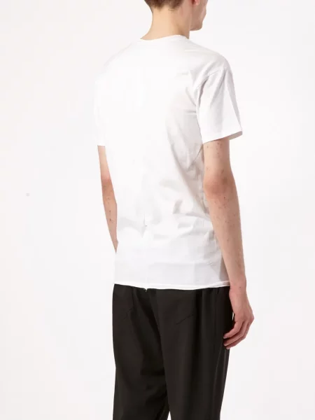 Tricou Leclaireur cu imagine cu imprimeu abstract alb
