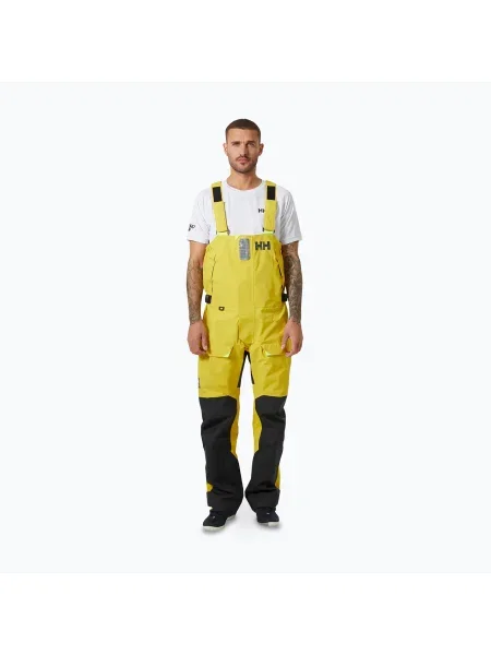 Pantaloni de navigație pentru bărbați Helly Hansen Skagen Offshore Bib gold rush