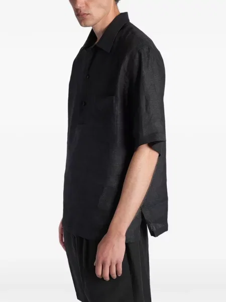 Scurt tricou polo Costumein negru