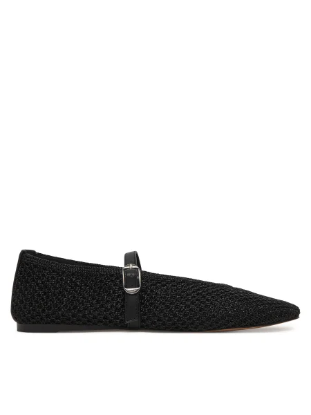 STEVE MADDEN Baleríny s ramienkom Gayla' čierna