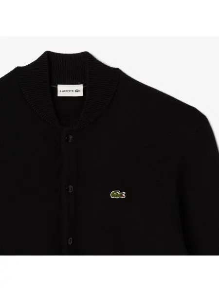 Kurtka bomber Lacoste czarny
