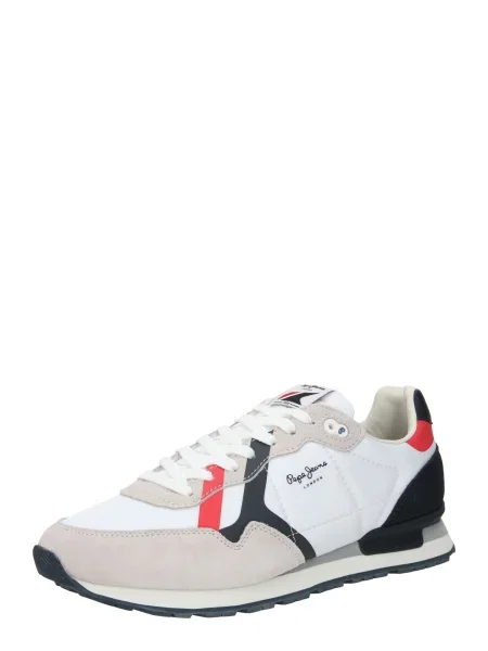 Sneakerși Pepe Jeans alb
