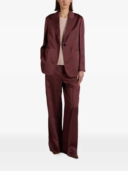 Pantaloni Slowear din satin violet