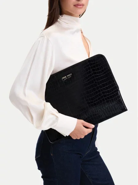 Nine West Бизнес чанта CEO-OFFICE черен