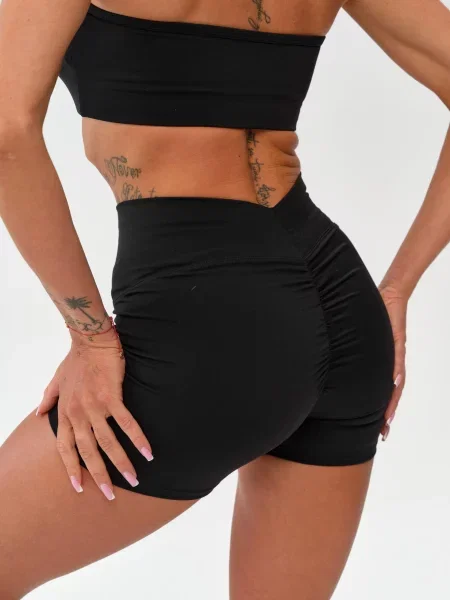 Spodenki szorty treningowe fitness Rough Radical Zoya Push-up Shorts czarne