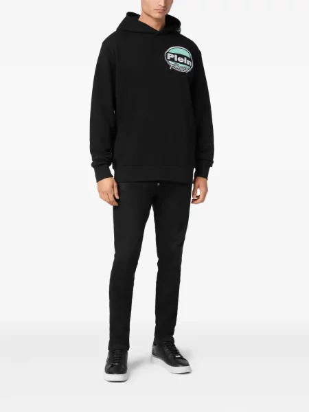 Hanorac cu glugă Philipp Plein negru