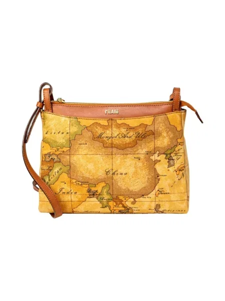 Torebka Alviero Martini 1a Classe skórzana brązowa