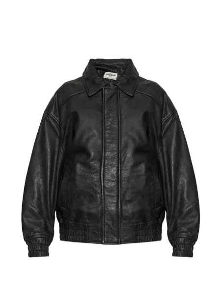 Geanta de piele Zadig&voltaire negru