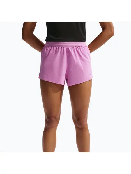 Pantaloni scurți de alergare pentru bărbați Nike Swift Breathe Dri-Fit Mid-Rise light magenta/photon dust