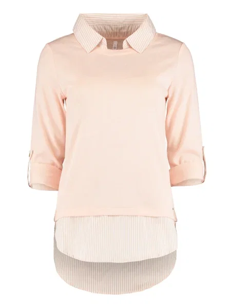 Hailys Pulover Linda roz pal alb