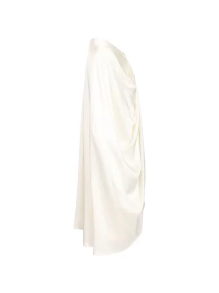 Rochie mini Stella Mccartney drapată alb