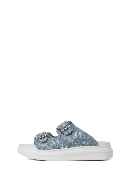 Karl Lagerfeld Papucs Kapri farmer / ezüst kék