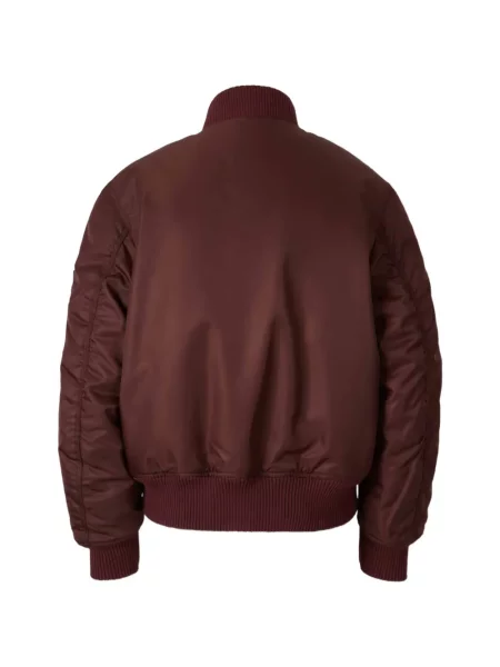Geacă bomber Off-white cu autograf alb