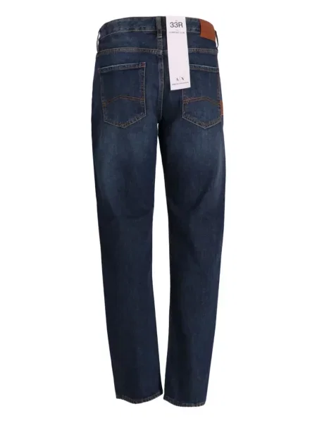 Blugi Armani Exchange cu autograf albastru