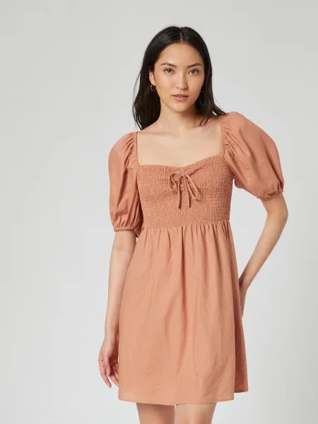 Daahls by Emma Roberts exclusively for ABOUT YOU Rochie Tilda deschis maro