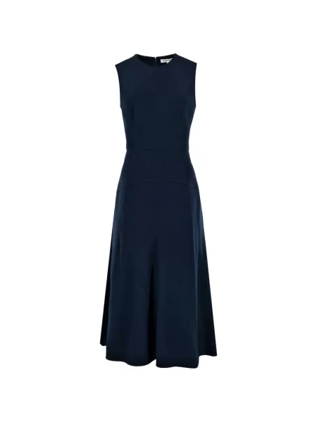 Rochie midi Veronica Beard până la genunchi în linie A de costum albastru