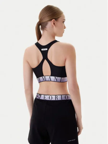 Emporio Armani Sportski grudnjak / bijela crna