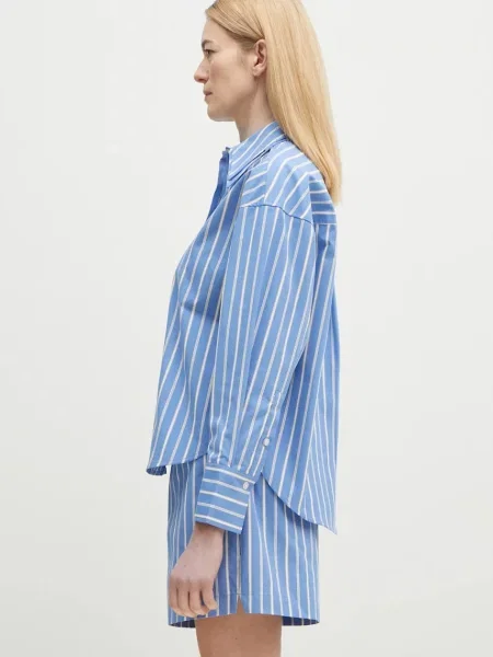 Πουκάμισο Axel Arigato Tailor Striped Shirt μπλε