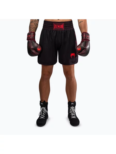 Pantaloni scurți de box pentru bărbați Venum Spectre Boxing black/red negru