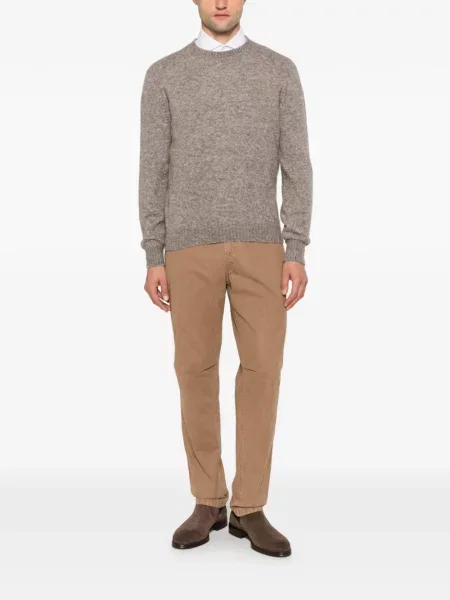 Pantaloni chino Brunello Cucinelli maro