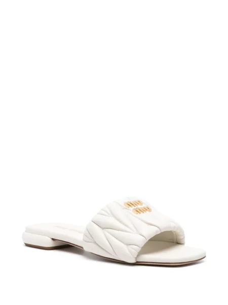 Чехли Miu Miu бяло