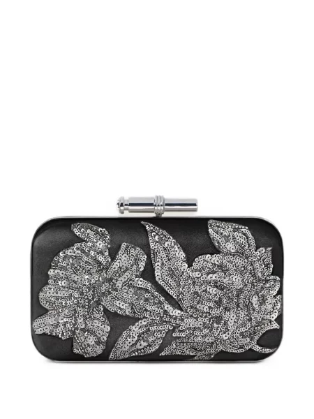 Geantă plic Givenchy cu paiete cu model floral negru