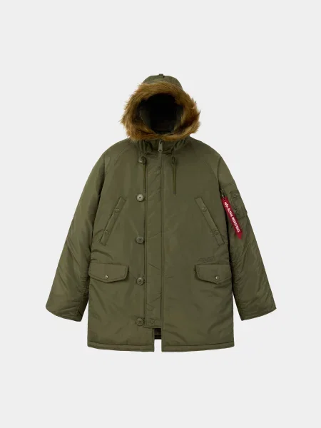 Парка Alpha Industries зелений