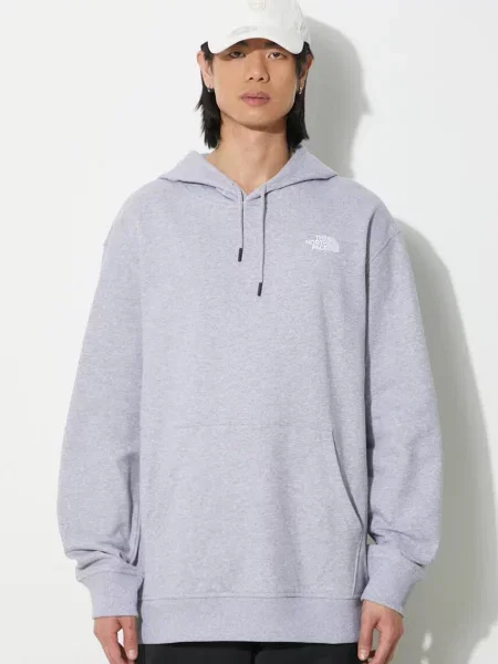 The North Face bluza M Essential Hoodie z kapturem melanżowa szary