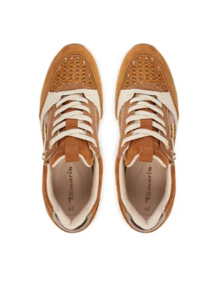 Sneakersy Tamaris hnědé
