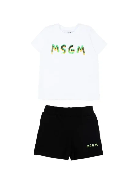 Komplet dresowy dziecięcy Msgm biały
