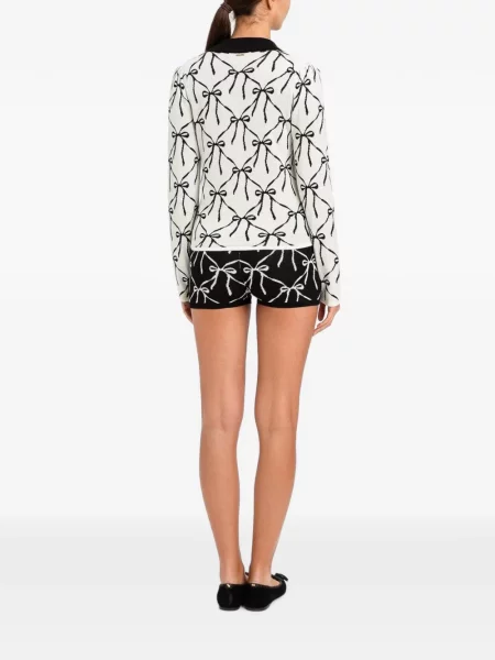 Pulover Twinset cu funde alb