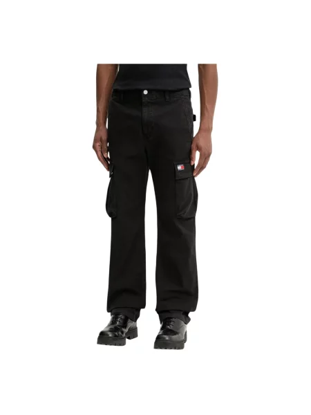 Tommy Jeans Spodnie cargo Otis czarny