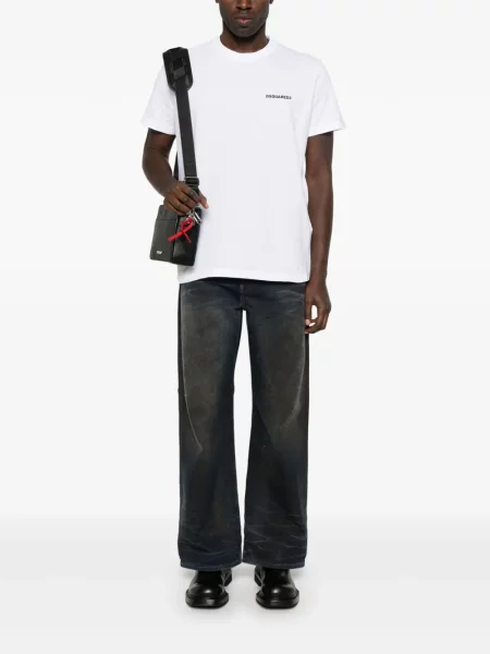 Tricou Dsquared2 cu imagine alb